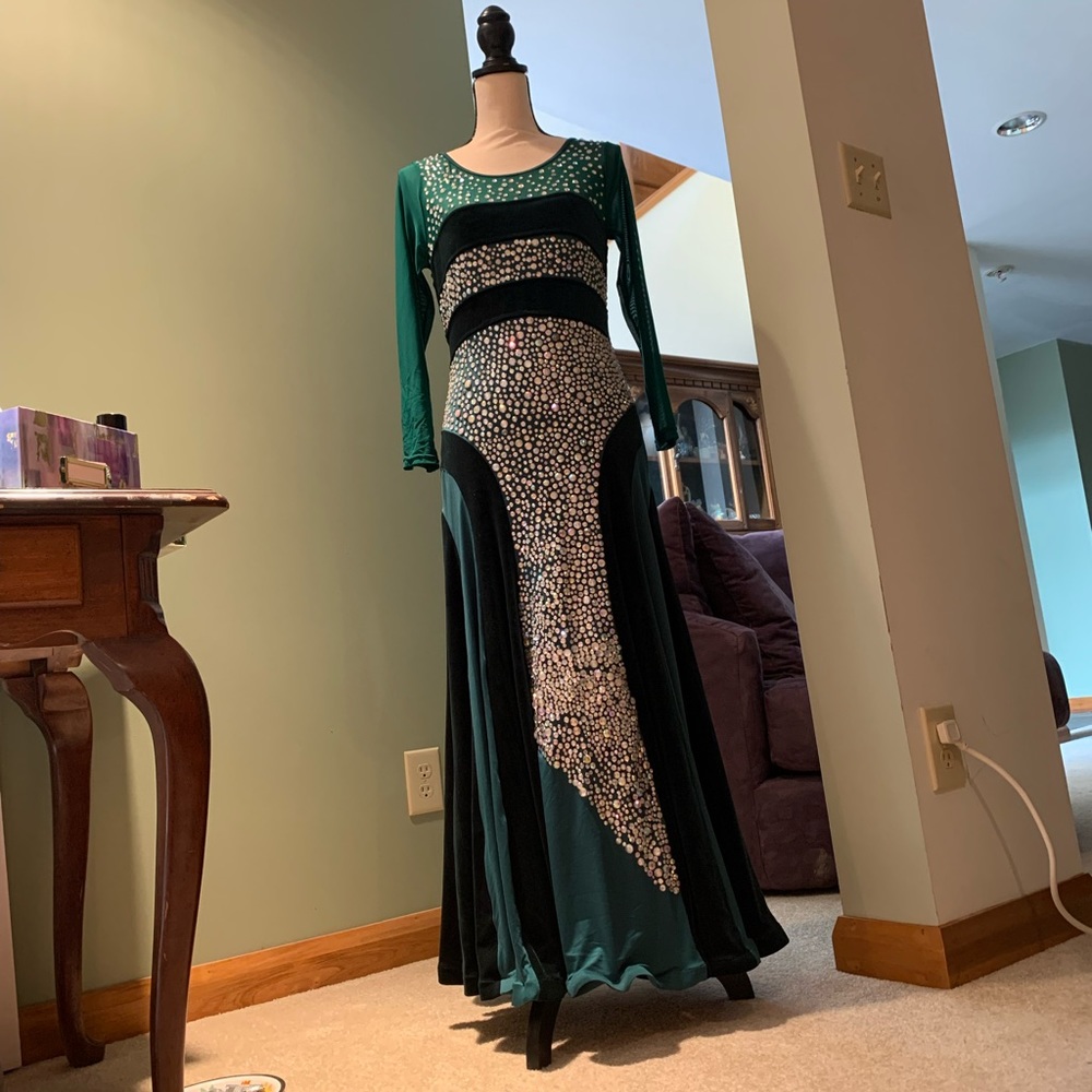 Hand-stoned Ballroom Dress